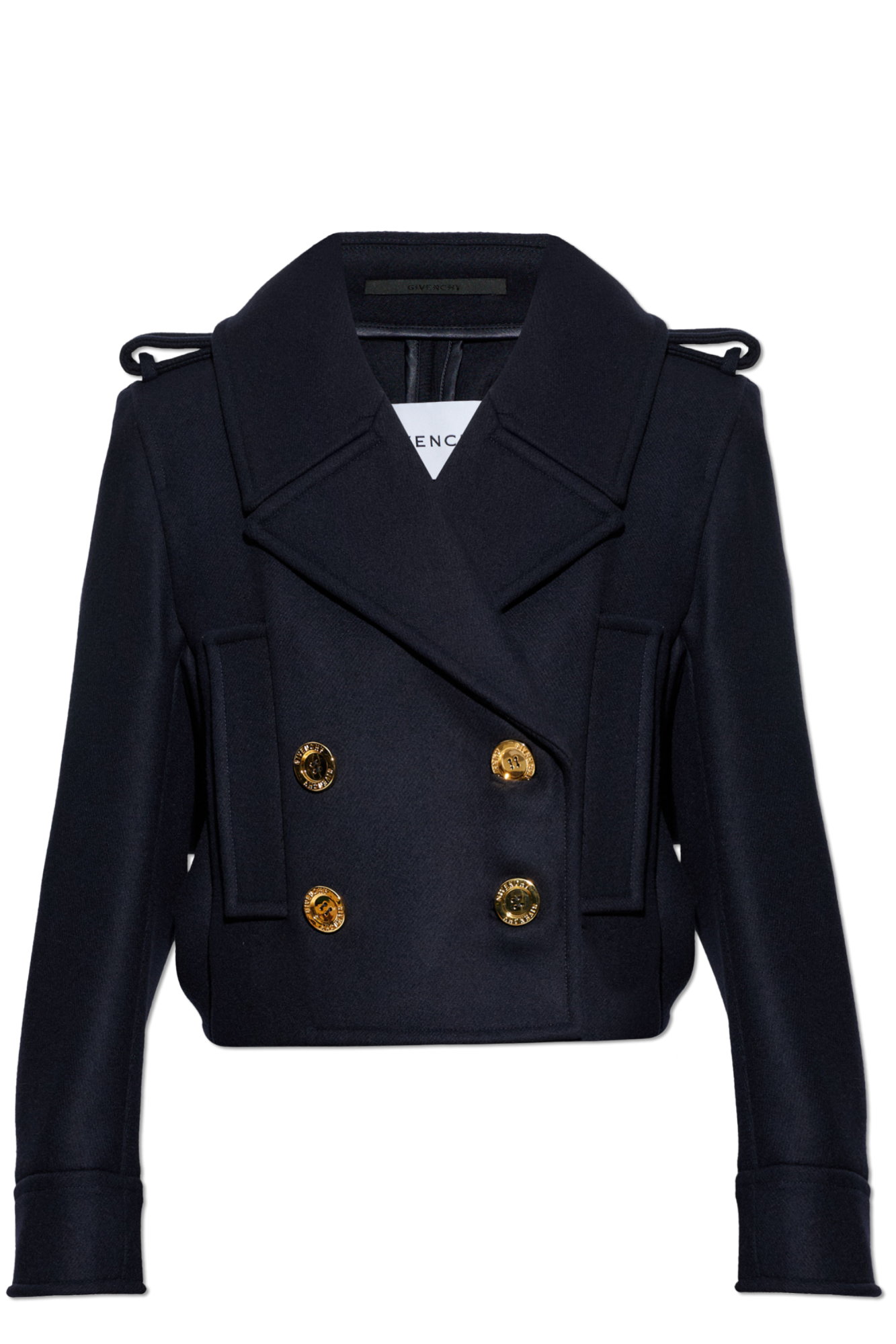 ジャケット・アウター 90's GIVENCHY WOOL CHINA JACKET Givenchy Wool jacket with epaulettes | Women's | Vitkac